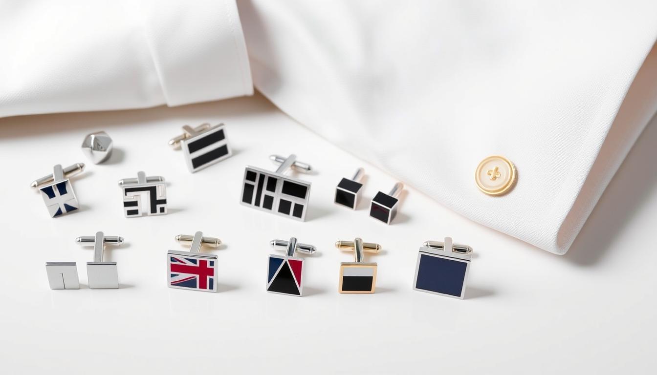 Boutons De Manchette The Flash DC Comics – Logo Flash En Alliage Et Verre, Noir, Pour Mariage Ou Fête